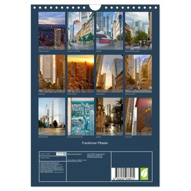 Frankfurter Pflaster (Wandkalender 2025 DIN A4 hoch), CALVENDO Monatskalender
