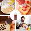 JUNEYE 2pcs 8oz Food Grade Plastic Squeeze Condiment Bottles with