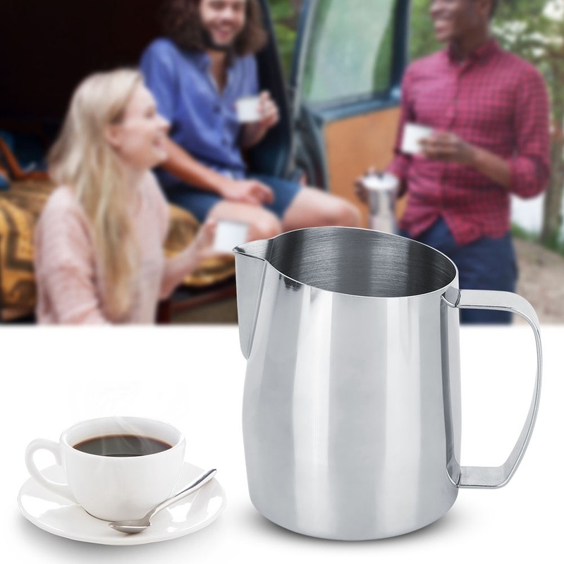 400ml Stainless Steel Foamer Cappuccino Milk Jug Milk Frothing Jug