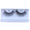 10 Pairs 100% Human Hair False Eyelashes Natural Black #80