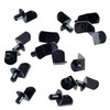 Desunia 1/4" Bracket Style Cabinet Shelf Support Pegs | Black