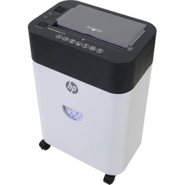 HP - Paper Shredder Micro Cut, 100-Sheet Auto Feed, Shreds Credit Cards & Staples, Heavy Duty Paper Shredder for Home Use with 4.5 Gallon Basket