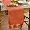 Artoid Mode Terracotta Orange Boho Rural Rustic Farmhouse Tassel Table