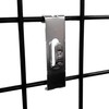 Gridwall Utility Notch Hook, Picture Hanger for Grid Panels, Chrome,