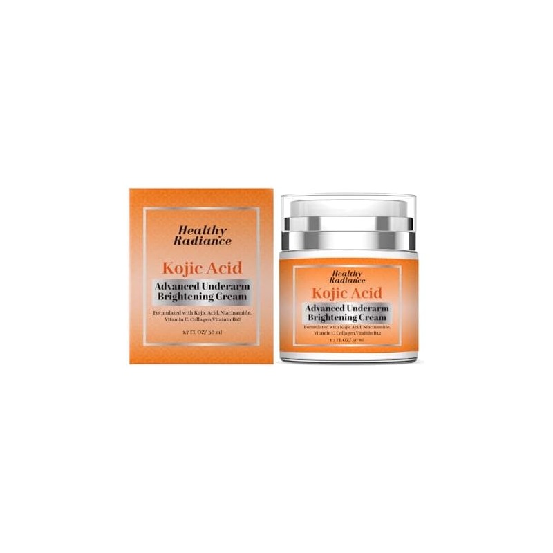Crema iluminadora avanzada para axilas con ácido kójico Glutatión Ácido