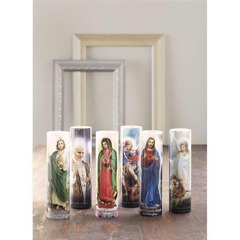 Saints Collection St. Anthony Flickering LED Prayer Candle - English