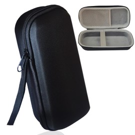 QFDSHOPCO Hard Carrying Case Compatible with Garmin GPSMAP 67 67i 66 66i 66s 65 65s 64 64s Handheld GPS Storage Bag Shockproof Travel Protective Case Mesh Pocket for USB Cable Black