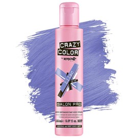 Crazy Color Hair Dye - Vegan and Cruelty-Free Semi Permanent Hair Color - Temporary Dye for Pre-lightened or Blonde Hair - No Peroxide or Developer Required (LILAC)