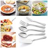 65-Piece Silverware Set with Serving Utensils, HaWare Stainless Steel Flatware