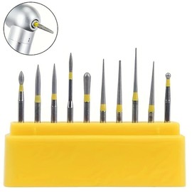 Diamond Burs FG High Speed Burs Drill Composite Polishing Kit for Ceramic