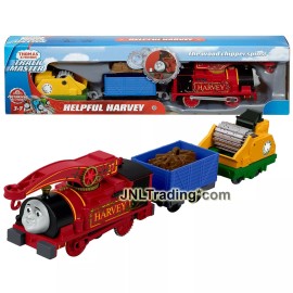 Fisher-Price Yr 2017 Thomas & Friends Trackmaster Motorized Railway Train Set HELPFUL HARVEY
