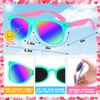 24 PCS Valentines Day Cards for Kids Sunglasses School Party
