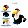 The Petting Zoo Toucan Stuffed Animal Plushie, Gifts for Kids,