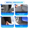 KEEPDSGN 4PCS Black Car Mud Flaps Front and Rear Side