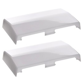 HASMX S53740000 Exhaust Heater Fan Light Lens, Bathroom Vent Fan Light Lens Cover for Broan Nutone 605P 660 660P 660RP 665 665F 665N 665RF 665RP 665RSP 668 668N 668P 668RP VH668P - Clear White (2)