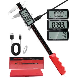 GODESON 8" USB-C Rechargeable Digital Caliper 0.001" Precision