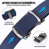 JasGood Automatic Belt Men's Nylon 3.5 cm Ratchet Belt Men's