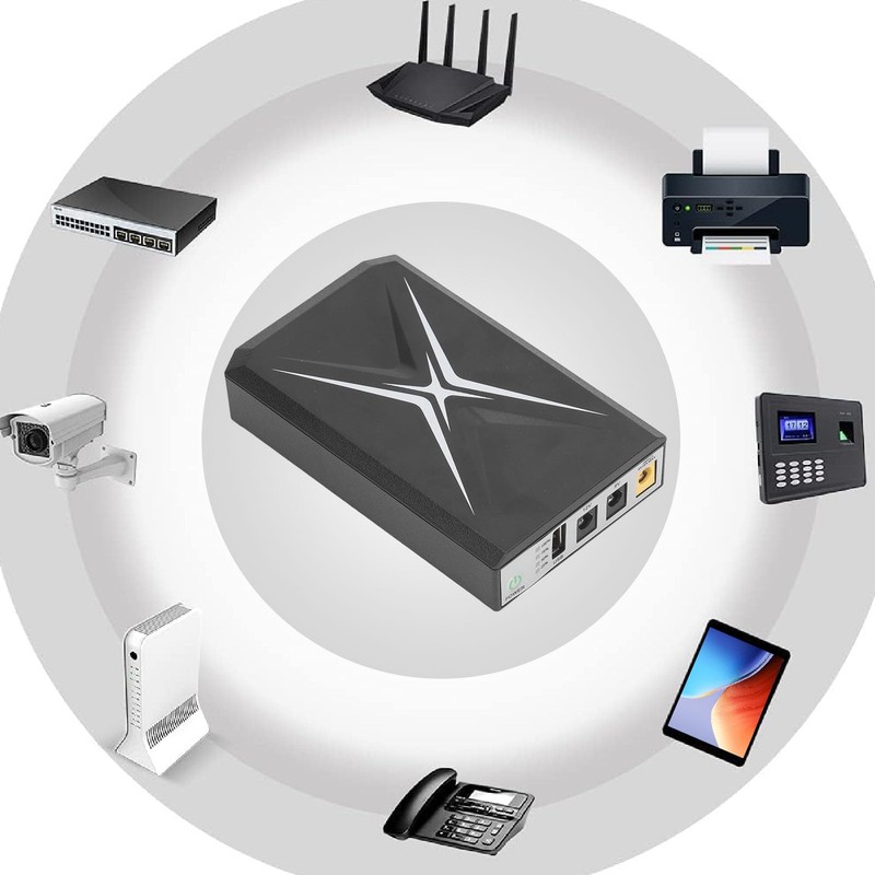 High Capacity Uninterruptible Power Supply, Compact UPS System for Router