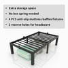 MAF 14 Inch XL Twin Bed Frame Metal, Heavy Duty