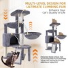 Xin Three Layer Cat Tree with Cat Condo and Two