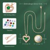 CDE Necklace 925 Sterling Silver, Forever, Love, Heart, Rose Gold