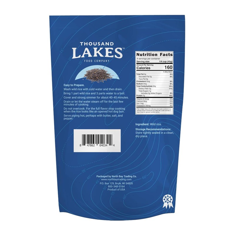 Thousand Lakes Minnesota Grown Wild Rice - 2-pack 15 ounces