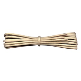 Fabmania Cream Waxed Cotton Shoelaces - 45 cm