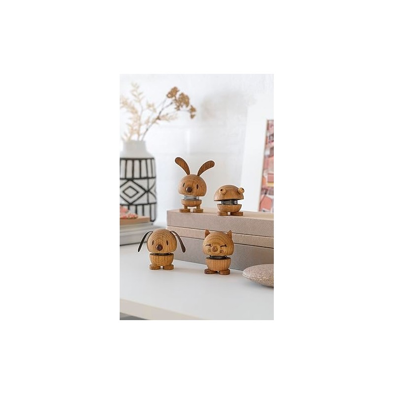 Hoptimist Dog 5.5 x 5.9 x 6.9 cm S Oak