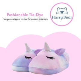 Harry Bear Unicorn Girls Patoffels | Slippers Girls | Children's Slippers, pink