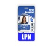 LPN Badge Buddy Vertical w/Height & Weight Conversion Charts (Blue)
