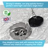 Smith’s® (44.5mm-45mm) Black Plug & Chain - Bathtub, Bathroom, &