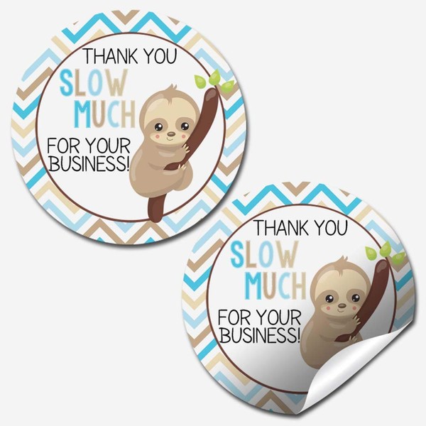 Funny Thank You Slow Much Sloth Thank You Customer Appreciation