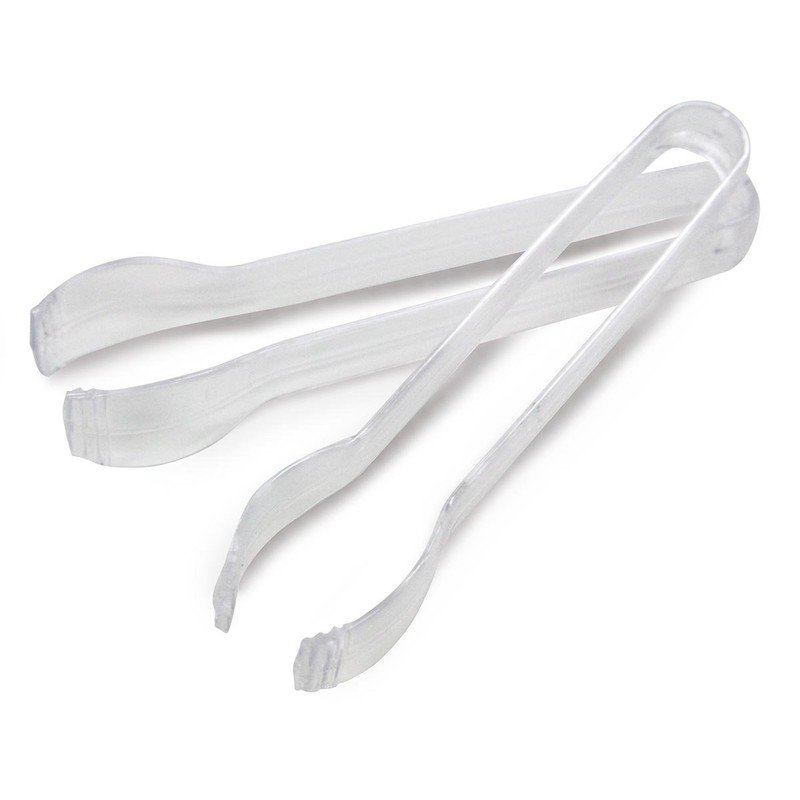 Mini Pinzas de plástico Transparente, 12 Unidades