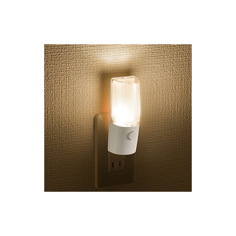 OHM NIT-ALA6PCL-WL 06-0632 LED Night Light Switch Operated Orange LED