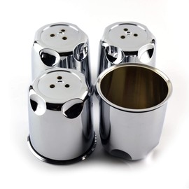 GTownWorks 4pc 3.27inch Wheel Center Caps for American Racing AR23 AR61 AR172 Wheel 1327000 F104-04 X1834147-9SF, 4 Pack Chrome Silver Hub Covers