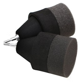 Eyourlife 10 Pack Black Foam Archery Arrowhead, Soft Sponge Arrow Heads Game Practice Broadheads Tips for Archery Combat Game CS Shooting (10 Foam Arrowheads)