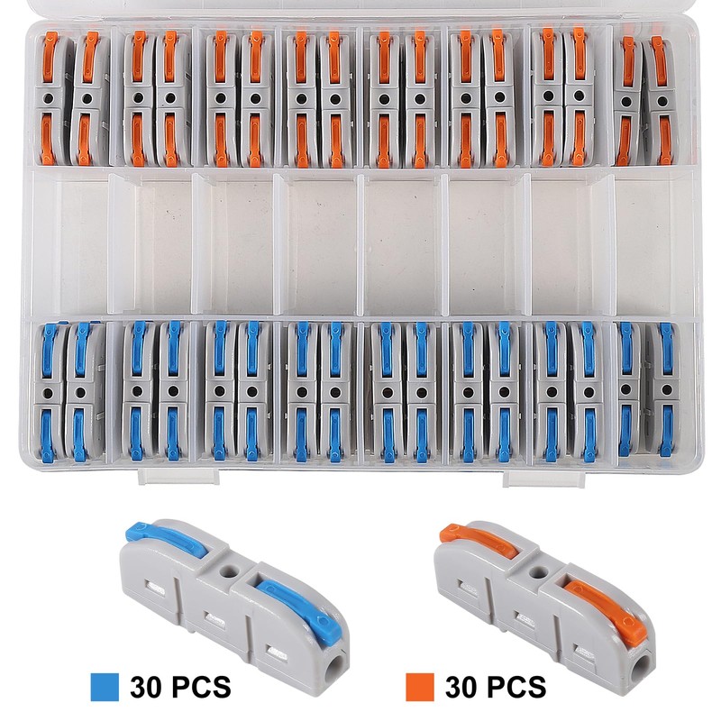 Lever Wire Connectors Quick Connect Electrical Splicing Kit for Compact