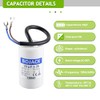 BOJACK 20 uF 450 V CA 20 MFD CBB60 Cable