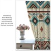 YCness Aztec Curtains for Bedroom, Southwestern Ethnic Geometric Window Treatments