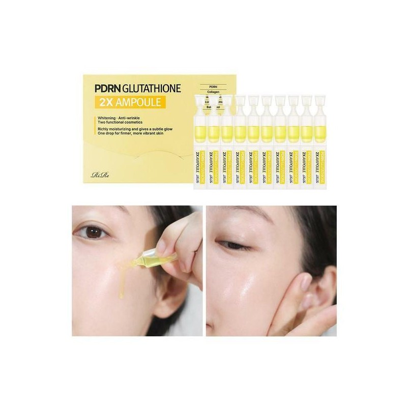 Liru 리르 PDRN 글루타치온 2X 앰플 10개입 Rir PDRN Glutathione