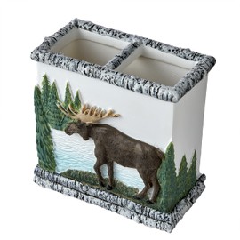 SKL Home Northern Woods Toothbrush Holder, Multi