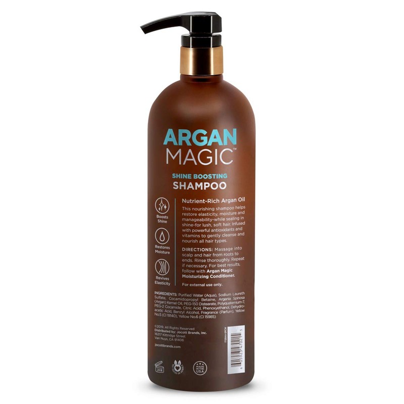 Argan Magic Shine Boosting Shampoo - Gently Cleanses and Restores