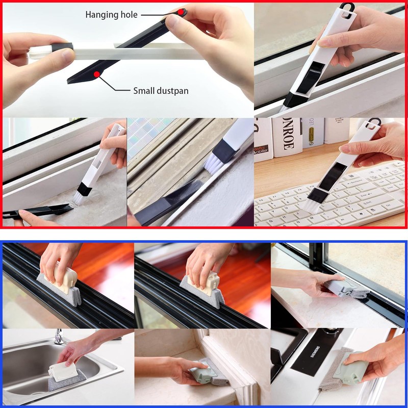 Window Screen Cleaner Tool, Window Screen Cleaning Brush, 5 in