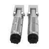 2Pcs Motorcycle Foldable Foot Pegs M8 Antislip Aluminium Alloy Universal