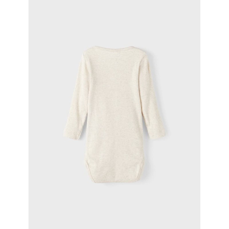 NAME IT Baby Boys' Nbmkab LS Body Noos, Peyote Melange