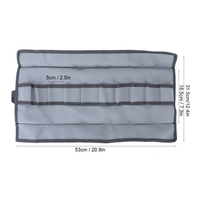 Garden Tools Storage Bag with 10 Pockets Waterproof Portable Roll