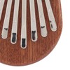 8 Tone Kalimba Thumb Piano C Key Mini Portable Mahogany
