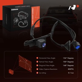 A-Premium Park Assist Camera Rear View Backup Reverse Camera Compatible with Select Kia Models - 2017 2018 2019 Soul Soul EV - Replace# 95760B2010