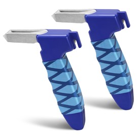 NINEMAX Exit Aid Car Entry Aid Car Seniors Pack of 2 Grab Bars for Car to Get Out with Belt Cutter Portable for Disability Pregnant Women (Blue)