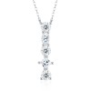 Pass Diamond Tester Letter I Multi Cut VVS Moissanite Necklace